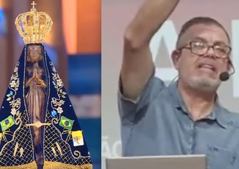 Pastor Chama Nossa Senhora Aparecida De Satan S Fantasiado De Azul